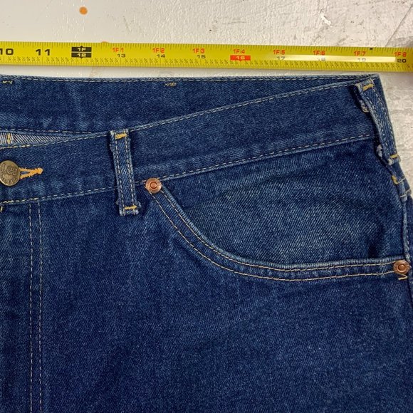 Lee Other - Vintage Lee Denim Dark Blue Jeans 42x34